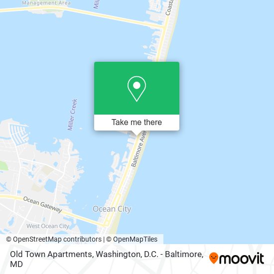 Old Town Apartments map