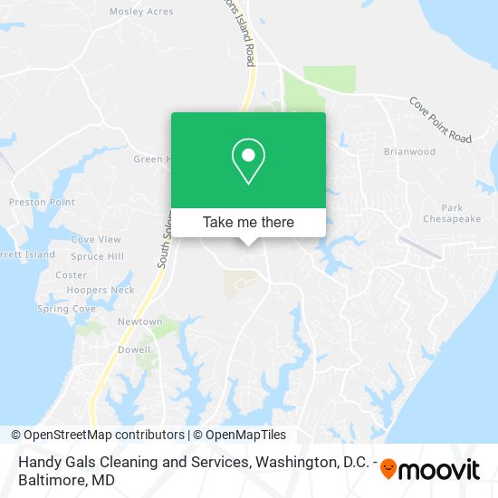 Handy Gals Cleaning and Services map