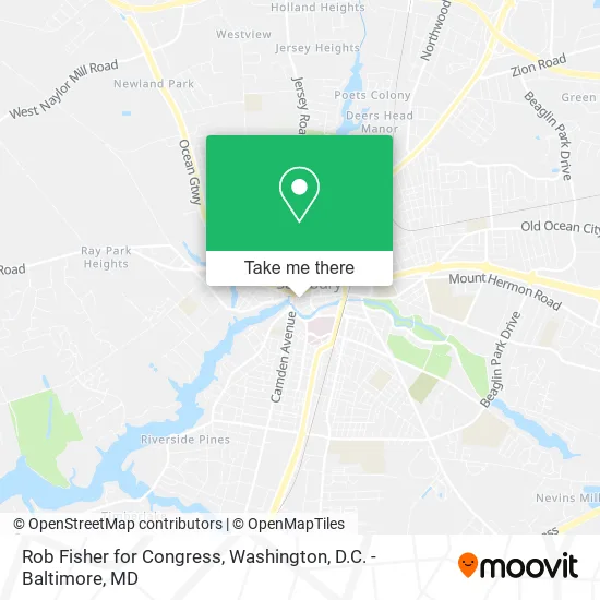 Rob Fisher for Congress map