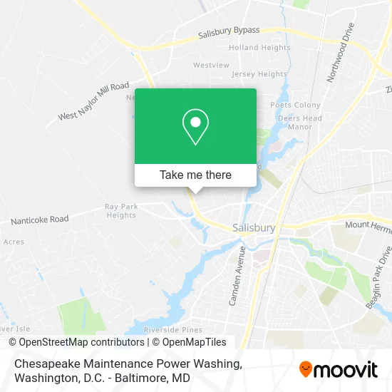 Chesapeake Maintenance Power Washing map