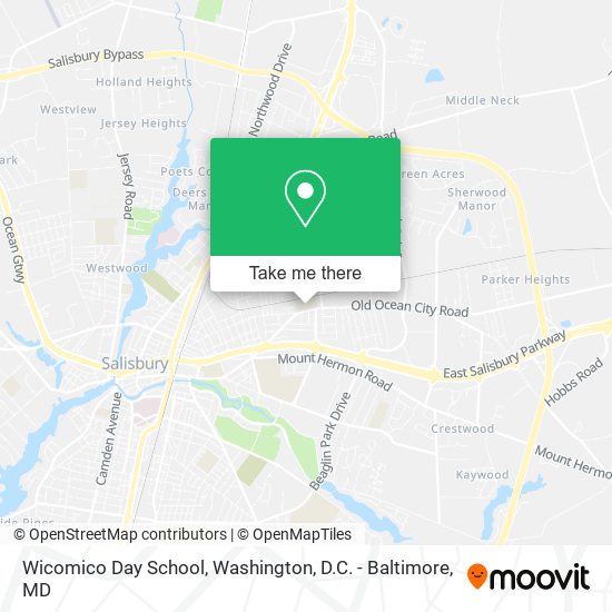 Mapa de Wicomico Day School