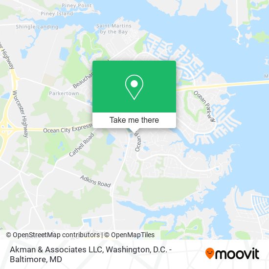 Mapa de Akman & Associates LLC