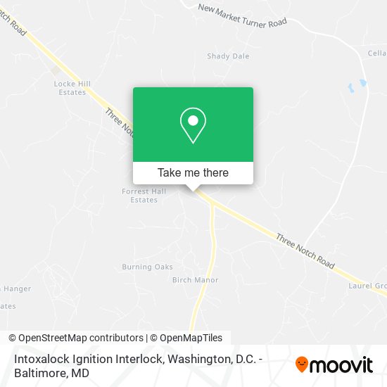 Intoxalock Ignition Interlock map