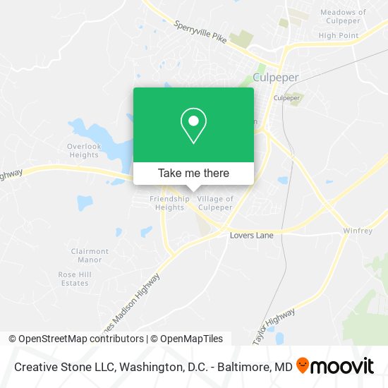 Mapa de Creative Stone LLC