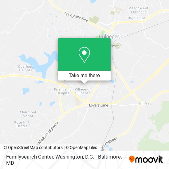 Familysearch Center map