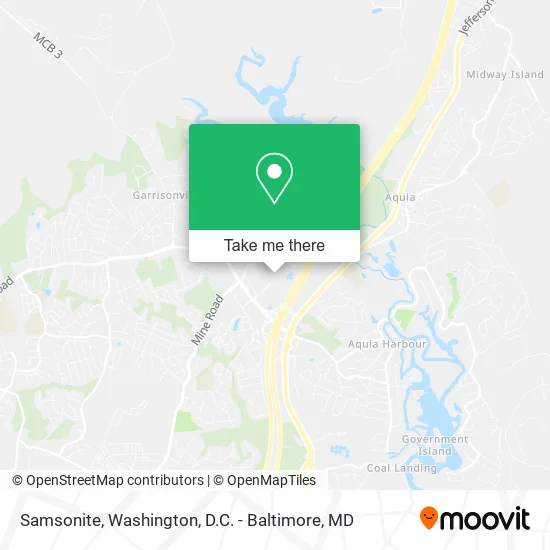 Samsonite map