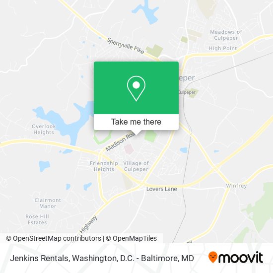 Jenkins Rentals map