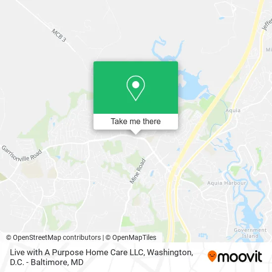 Mapa de Live with A Purpose Home Care LLC