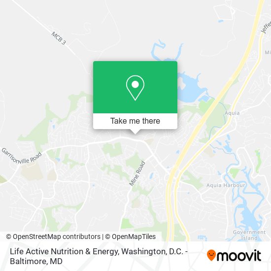 Life Active Nutrition & Energy map