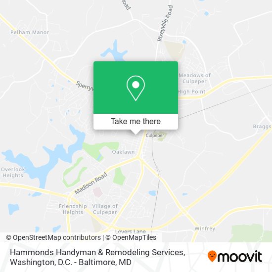 Hammonds Handyman & Remodeling Services map