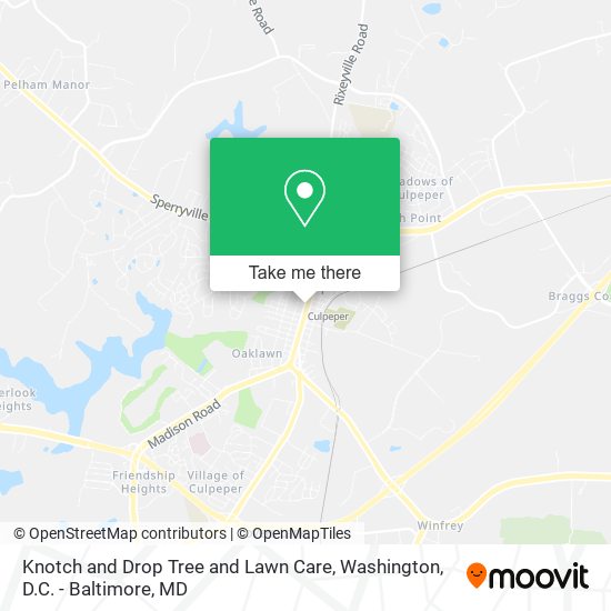 Knotch and Drop Tree and Lawn Care map