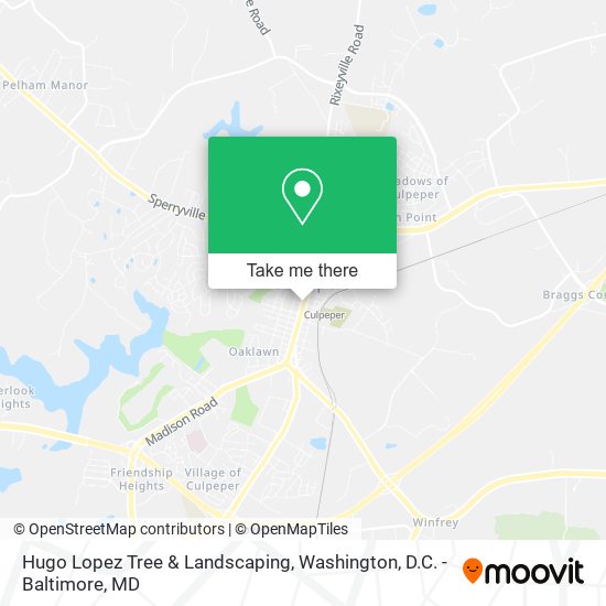 Hugo Lopez Tree & Landscaping map