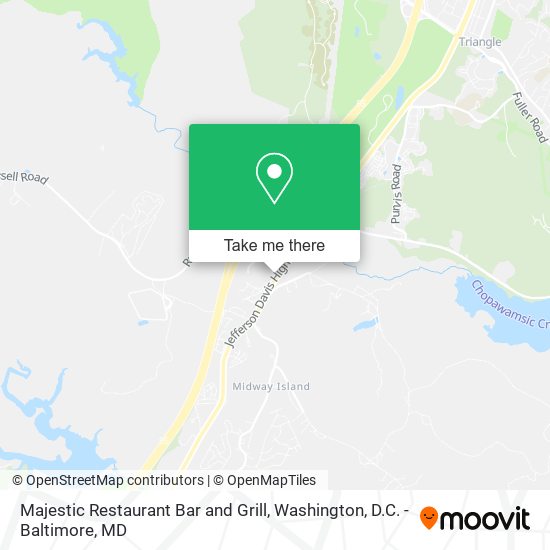 Majestic Restaurant Bar and Grill map