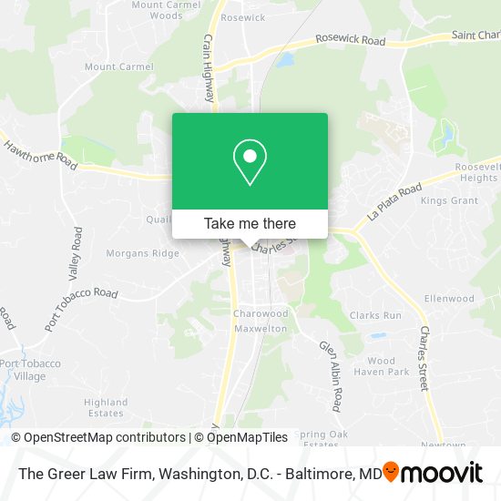 The Greer Law Firm map