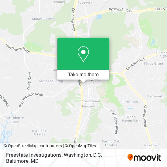 Freestate Investigations map