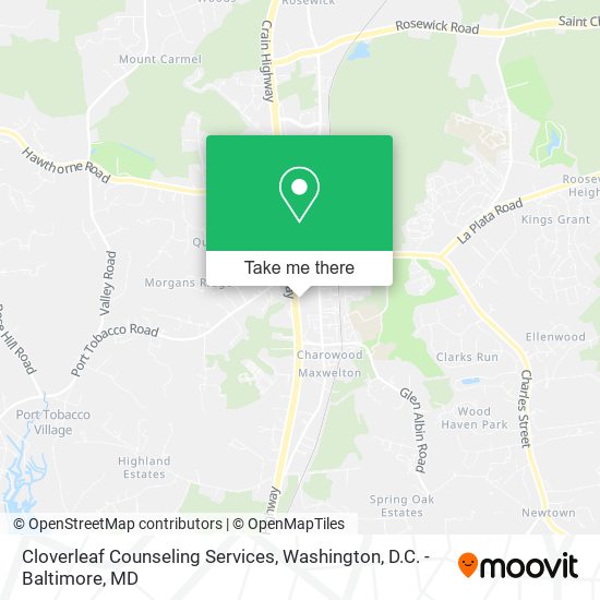 Mapa de Cloverleaf Counseling Services