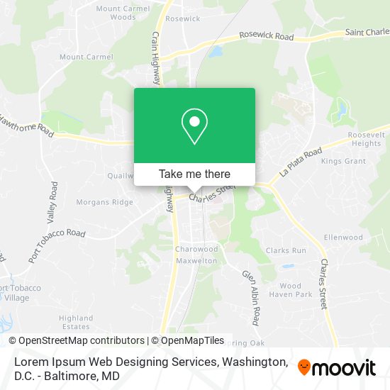 Lorem Ipsum Web Designing Services map