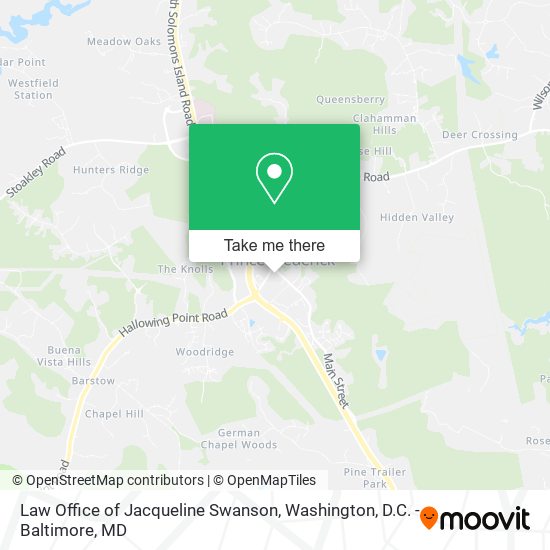 Law Office of Jacqueline Swanson map