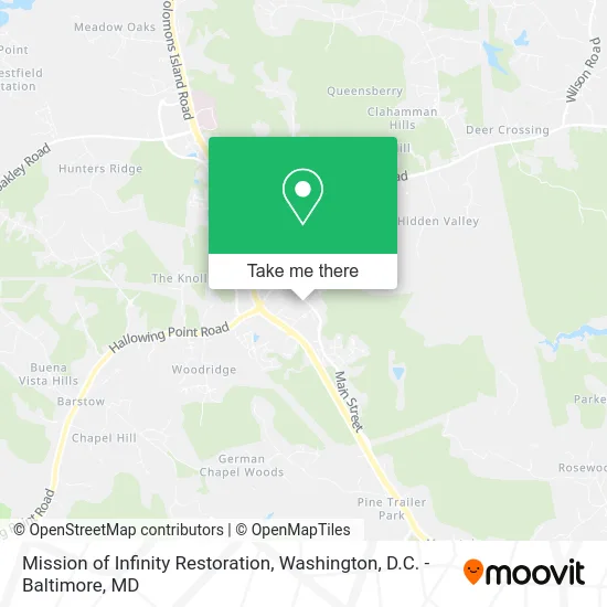 Mission of Infinity Restoration map