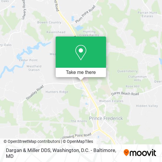 Dargan & Miller DDS map