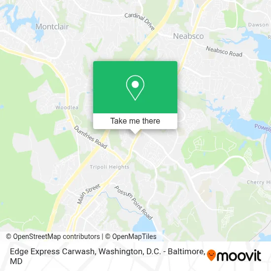 Edge Express Carwash map