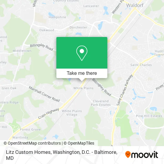 Litz Custom Homes map