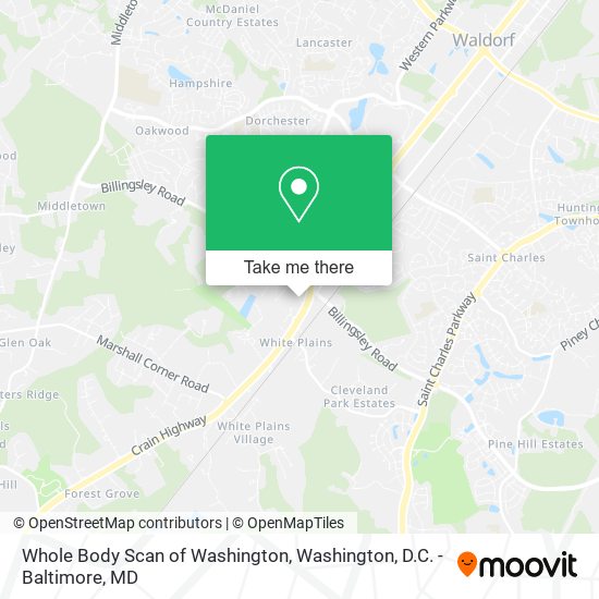 Whole Body Scan of Washington map