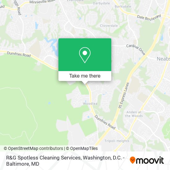 Mapa de R&G Spotless Cleaning Services