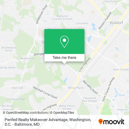 Mapa de Penfed Realty Makeover Advantage