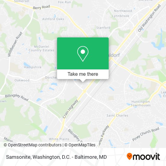 Samsonite map