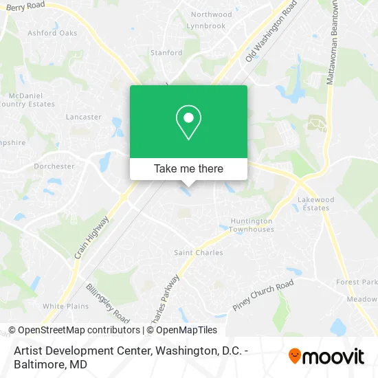 Artist Development Center map