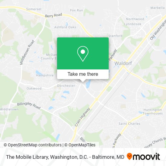 Mapa de The Mobile Library