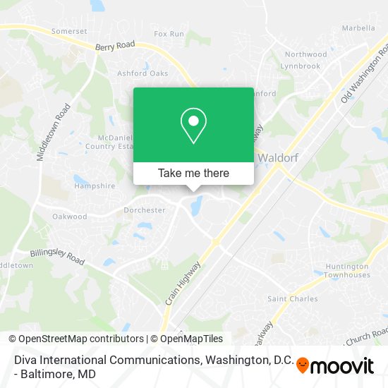 Diva International Communications map