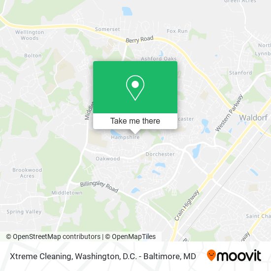 Xtreme Cleaning map