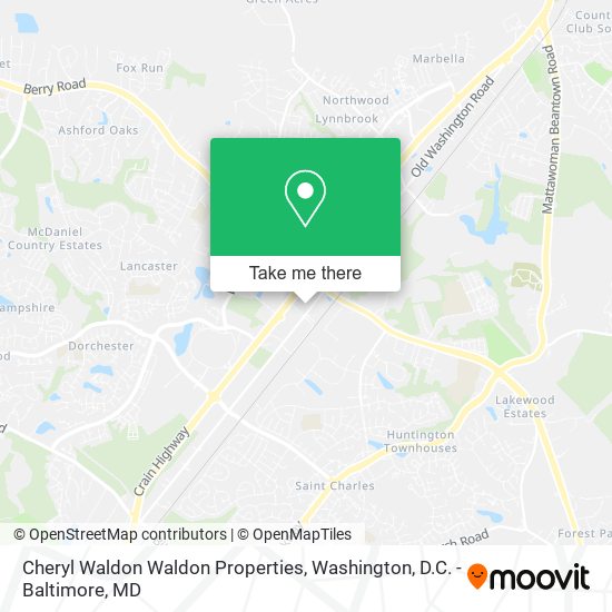 Cheryl Waldon Waldon Properties map