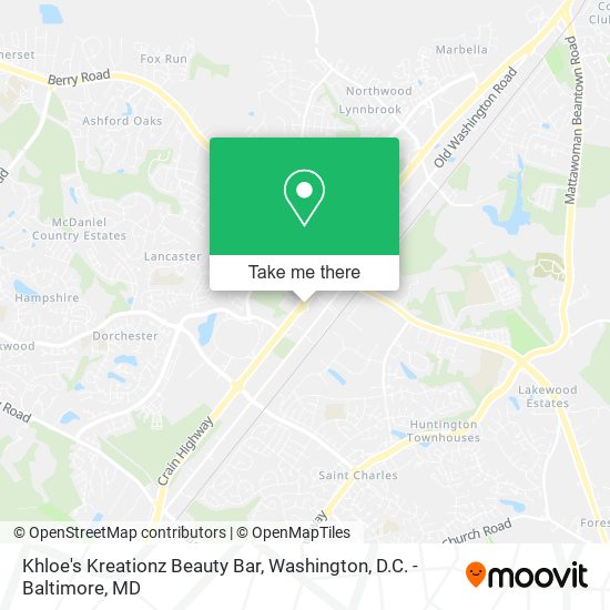 Mapa de Khloe's Kreationz Beauty Bar