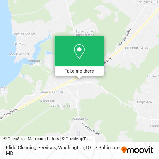 Elide Cleaning Services map