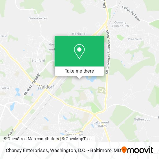 Chaney Enterprises map