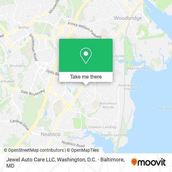 Mapa de Jewel Auto Care LLC