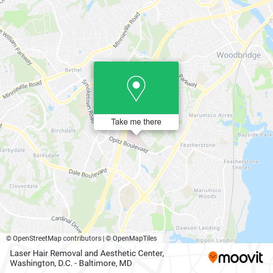 Laser Hair Removal and Aesthetic Center map