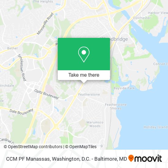 CCM PF Manassas map