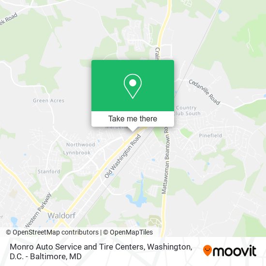 Mapa de Monro Auto Service and Tire Centers