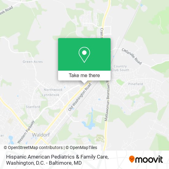 Mapa de Hispanic American Pediatrics & Family Care