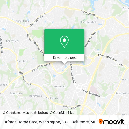 Afmaa Home Care map