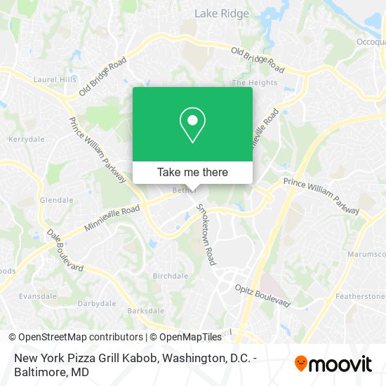 New York Pizza Grill Kabob map