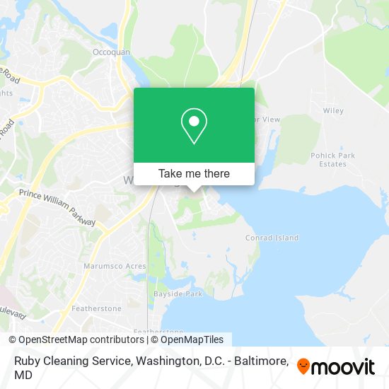Mapa de Ruby Cleaning Service