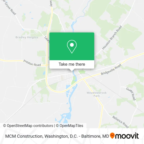 MCM Construction map