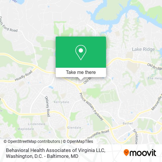 Behavioral Health Associates of Virginia LLC map