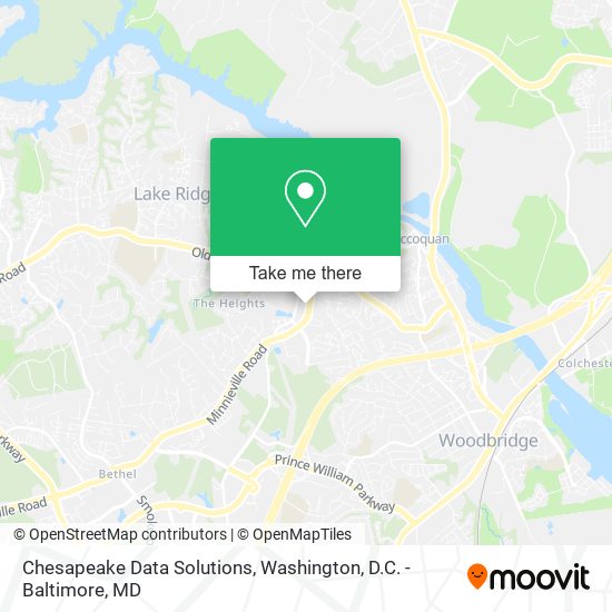 Chesapeake Data Solutions map