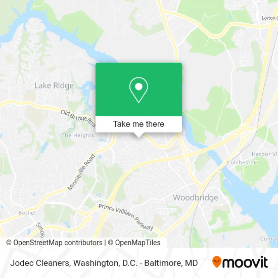 Jodec Cleaners map